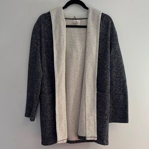 Dynamite black/white hooded shacket size medium